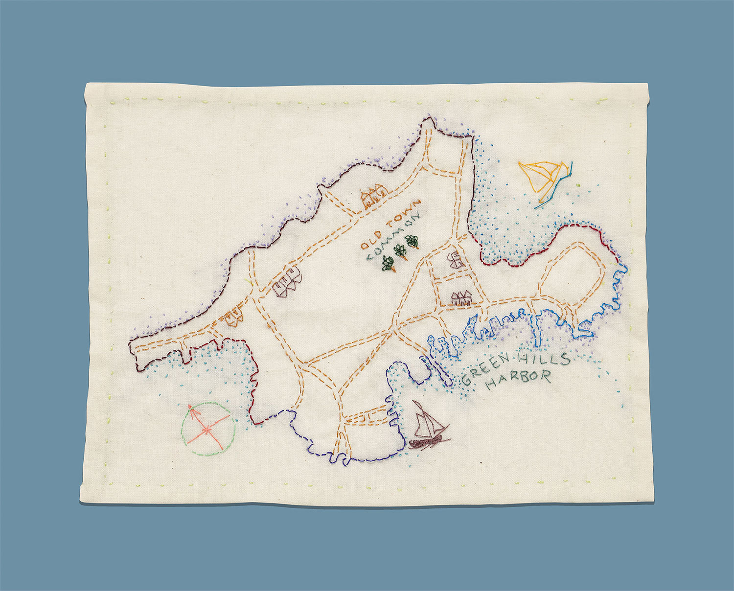 One of the First Maps of Quiet Island